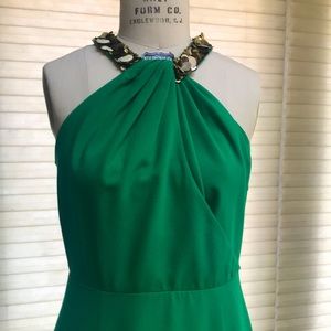 Raul emerald green gown size 6.
